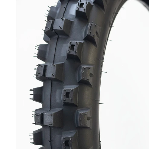 Cross E Ride Pro 19 inch tyre tread pattern close up