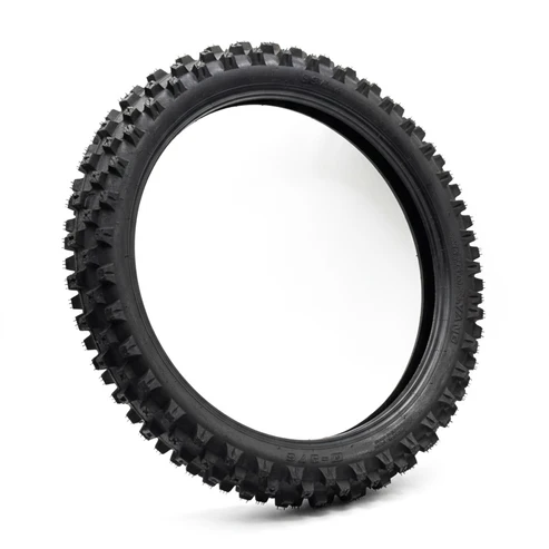 Cross E Ride Pro tyre mounted on electric dirt bike wheel