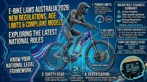 E-bike laws Australia 2026 road legal electric bike rider