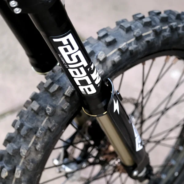 Fastace ALX13RC 2.0 fork compression adjustment dial close up