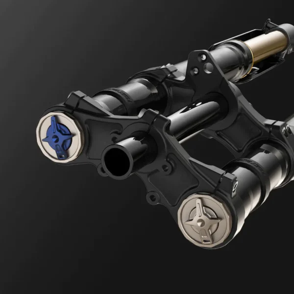 Fastace ALX13RC 2.0 fork installed on electric dirt bike front end