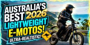 lightweight electric bikes Australia Sur Ron Talaria hill climbing e-moto