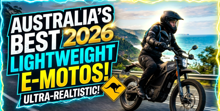 lightweight electric bikes Australia Sur Ron Talaria hill climbing e-moto