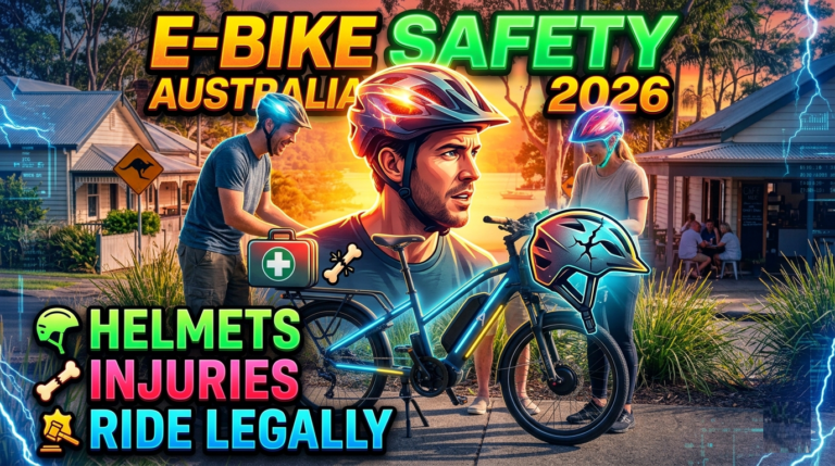 e-bike safety Australia 2026 helmet protective gear Sur Ron rider safety