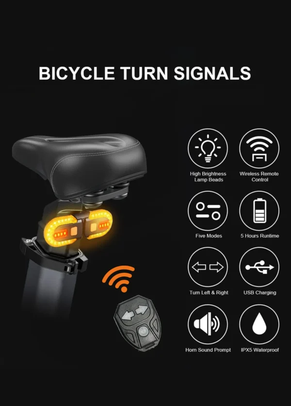 eBike Tail Light Australia | Rear LED Bike Safety Light