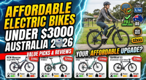 Affordable electric bikes under $3000 Australia for commuting and recreational riding