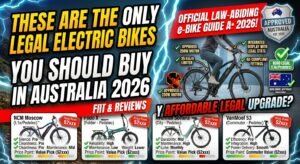 Legal electric bikes Australia 2026 compliant 250W pedal assist e-bike
